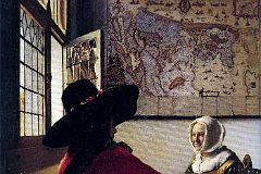 14 Officer and Laughing Girl - Jan Vermeer 1657 Frick Collection New York City